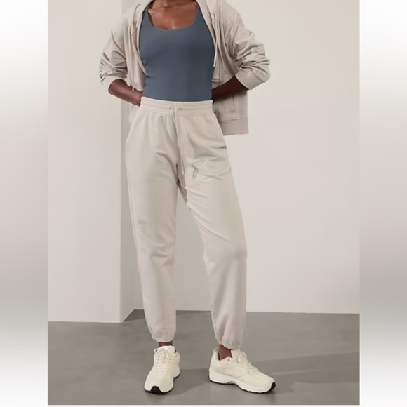Athleta Pants - NWT Athleta Retroterry Mid Rise Jogger Abalone Grey Large